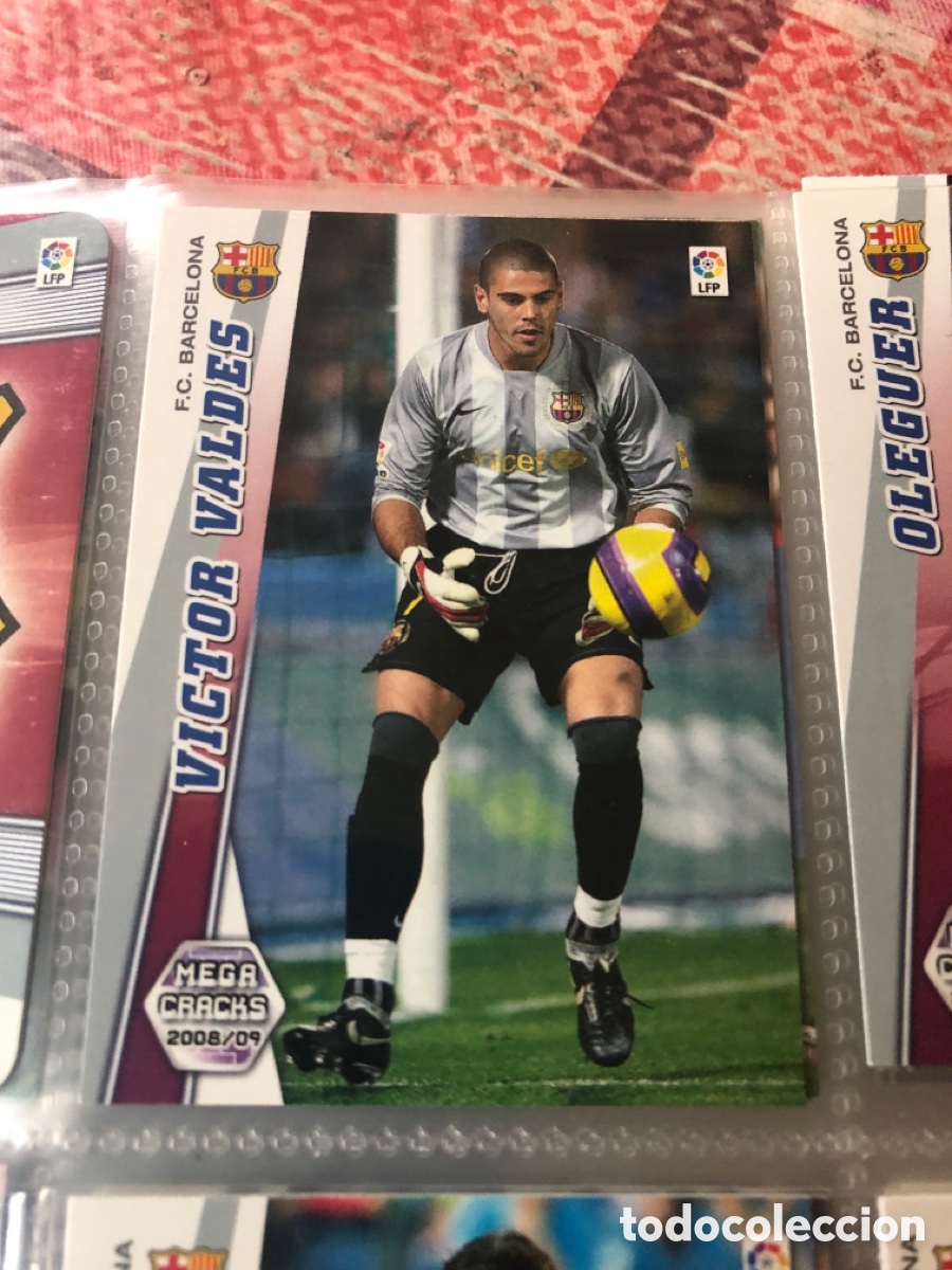 Cromos de Futebol: Megacracks 2008 2009 V&iacute;ctor Vald&eacute;s 56 Barcelona