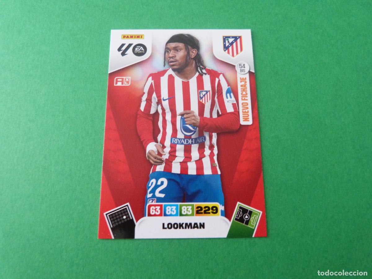 Cromos de Futebol: TRADING CARD FUTBOL LOOKMAN ATLETICO DE MADRID N&ordm; 54 BIS LIGA ADRENALYN XL 2025-2026/25-26