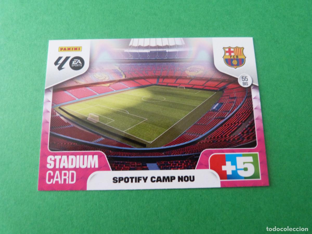 Cromos de Futebol: TRADING CARD FUTBOL SPOTIFY CAMP NOU ESTADIO BARCELONA N&ordm; 55 BIS LIGA ADRENALYN XL 2025-2026/25-26