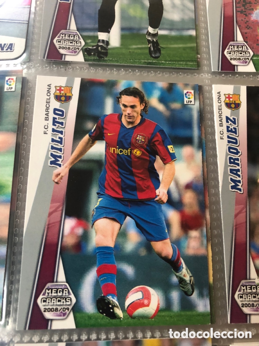 Cromos de F&uacute;tbol: Megacracks 2008 2009 milito 59 Barcelona