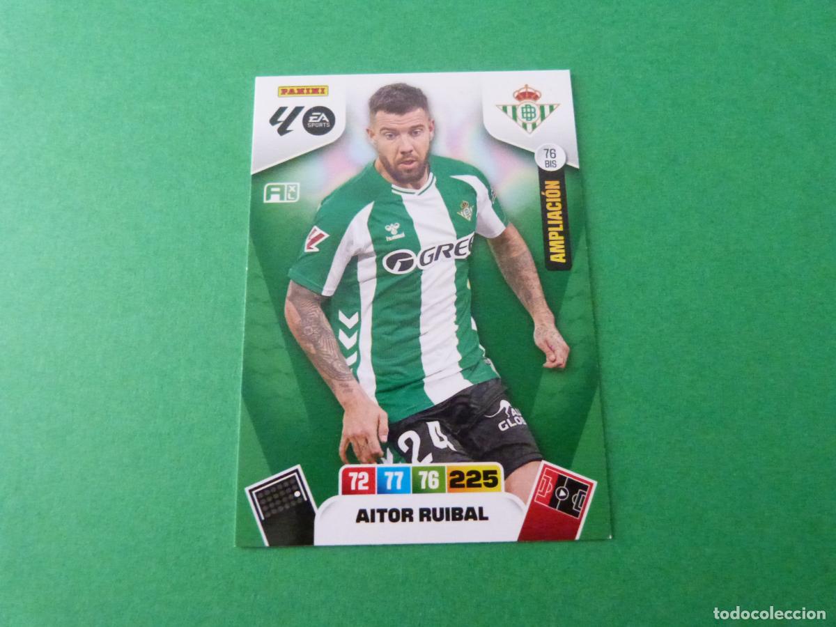 Cromos de F&uacute;tbol: TRADING CARD FUTBOL AITOR RUIBAL REAL BETIS BALOMPIE N&ordm; 76 BIS LIGA ADRENALYN XL 2025-2026/25-26