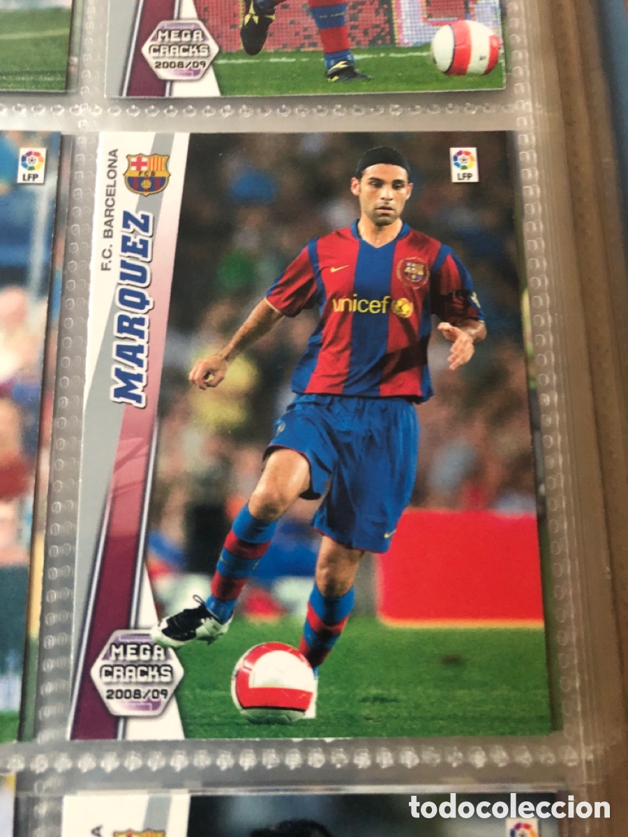 Cromos de F&uacute;tbol: Megacracks 2008 2009 M&aacute;rquez 60 Barcelona