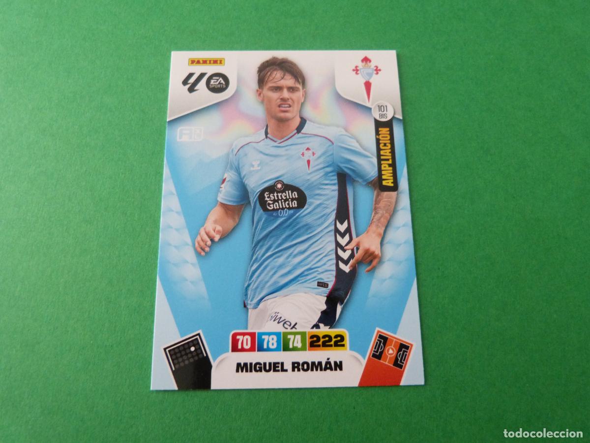 Cromos de F&uacute;tbol: TRADING CARD FUTBOL MIGUEL ROMAN CELTA DE VIGO N&ordm; 101 BIS LIGA ADRENALYN XL 2025-2026/25-26