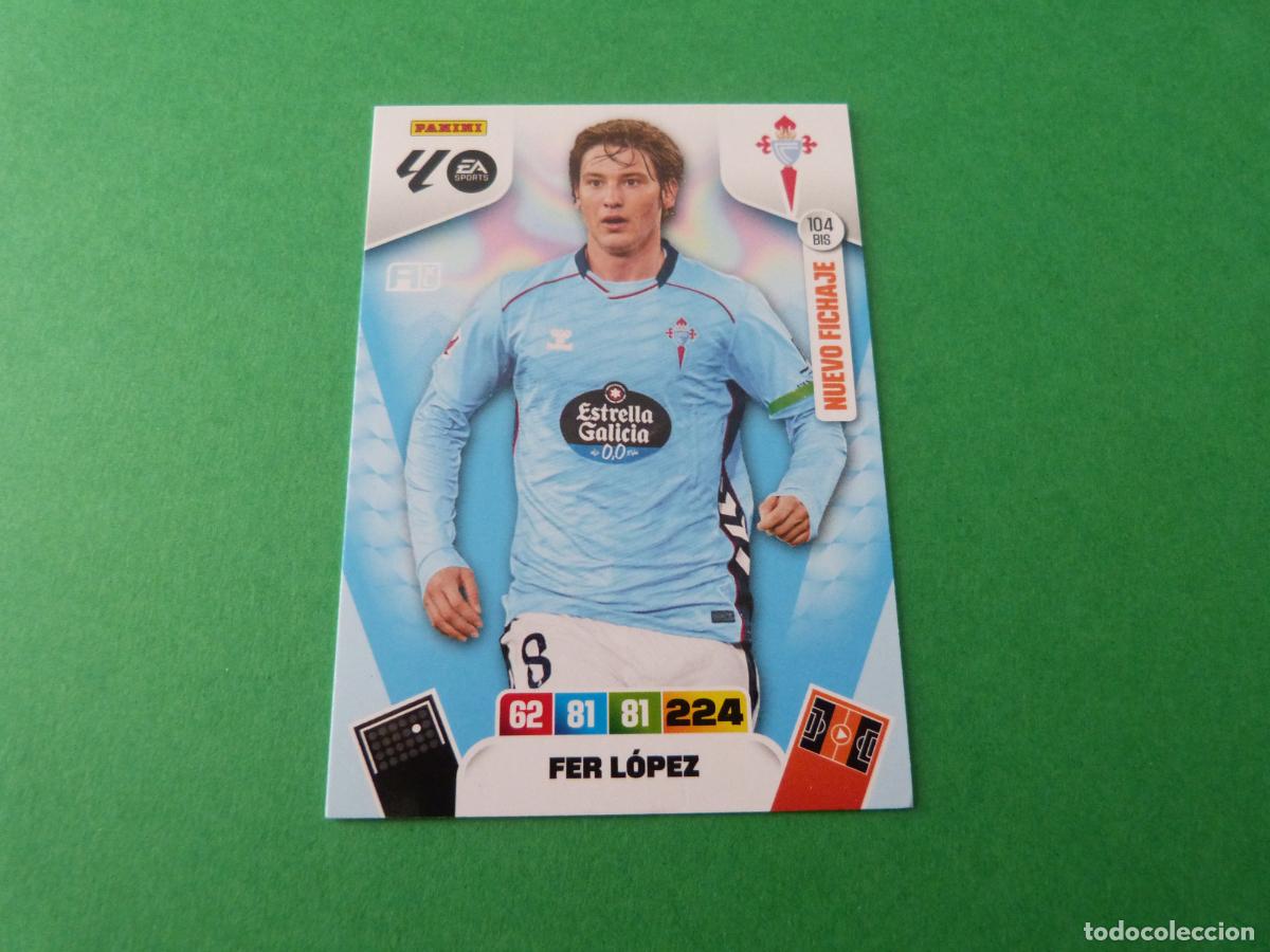 Cromos de F&uacute;tbol: TRADING CARD FUTBOL FER LOPEZ CELTA DE VIGO N&ordm; 104 BIS LIGA ADRENALYN XL 2025-2026/25-26