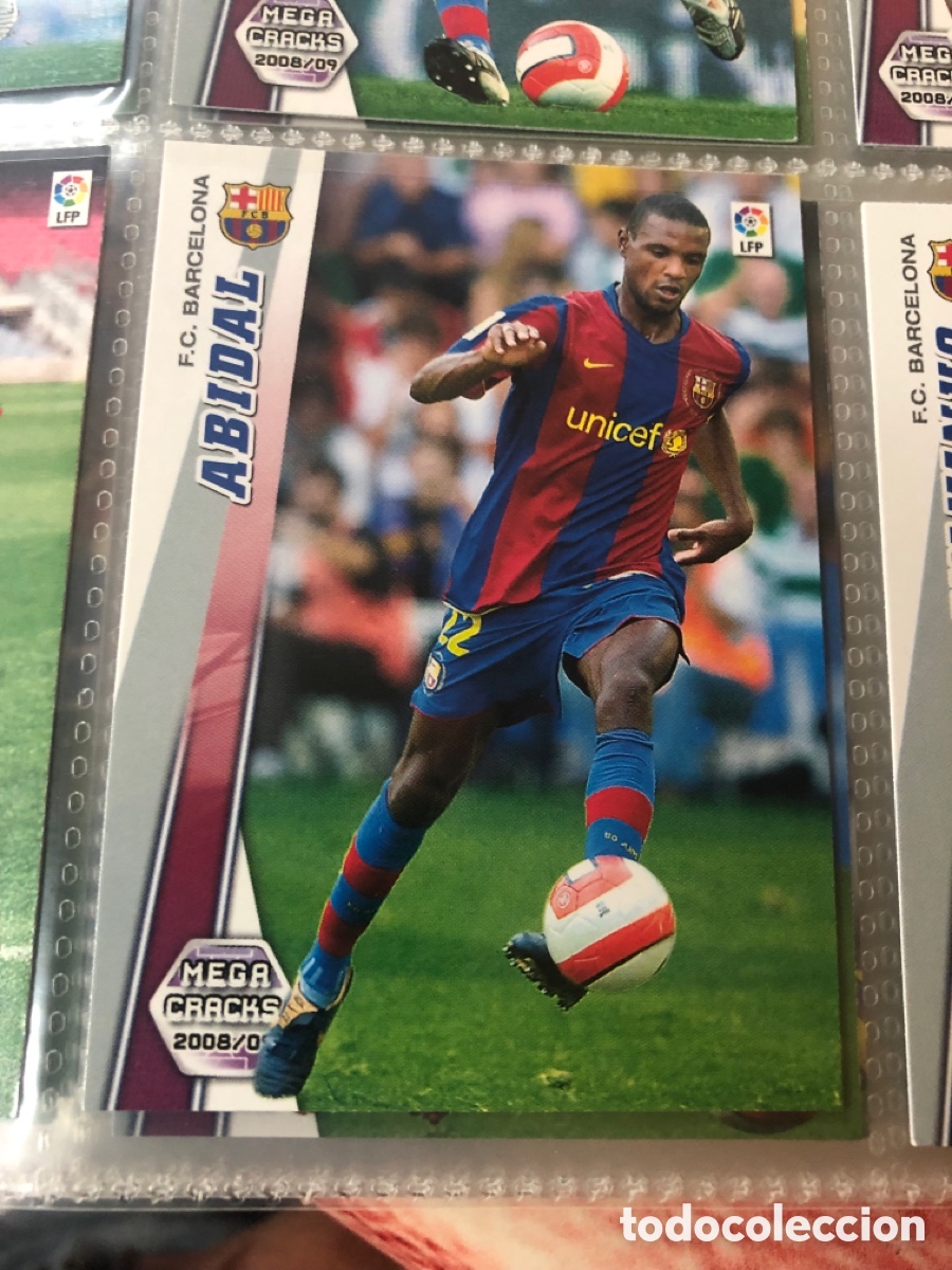 Cromos de F&uacute;tbol: Megacracks 2008 2009 abidal 62 Barcelona