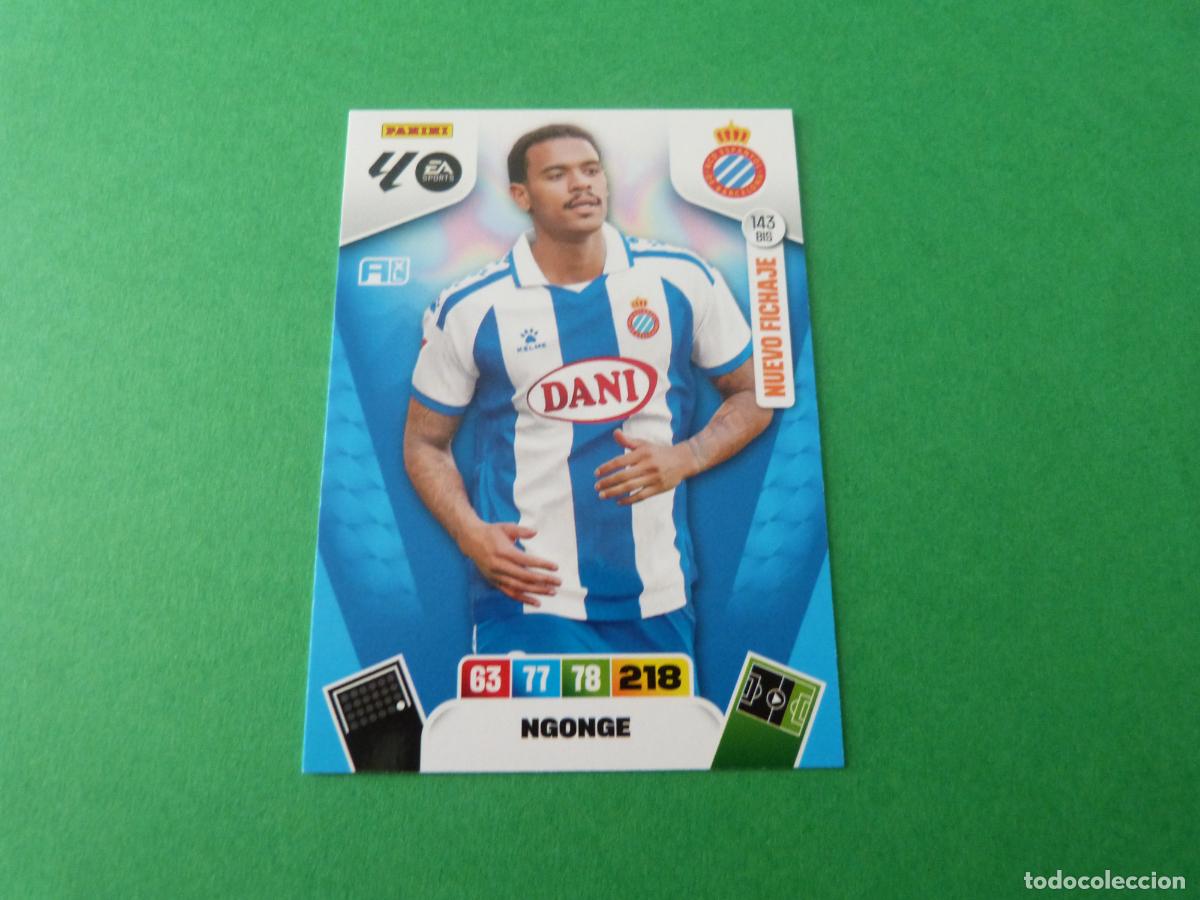 Cromos de F&uacute;tbol: TRADING CARD FUTBOL NGONGE R.C.D. ESPA&Ntilde;OL-ESPANYOL N&ordm; 143 BIS LIGA ADRENALYN XL 2025-2026/25-26
