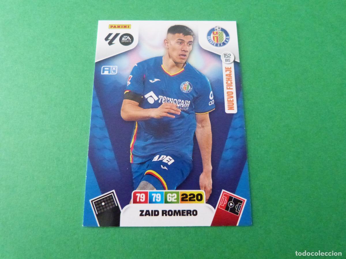 Cromos de F&uacute;tbol: TRADING CARD FUTBOL ZAID ROMERO GETAFE C.F. N&ordm; 152 BIS LIGA ADRENALYN XL 2025-2026/25-26