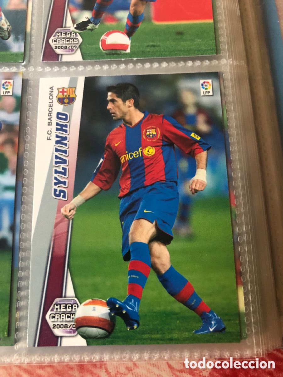 Cromos de F&uacute;tbol: Megacracks 2008 2009 sylvinho 63 Barcelona