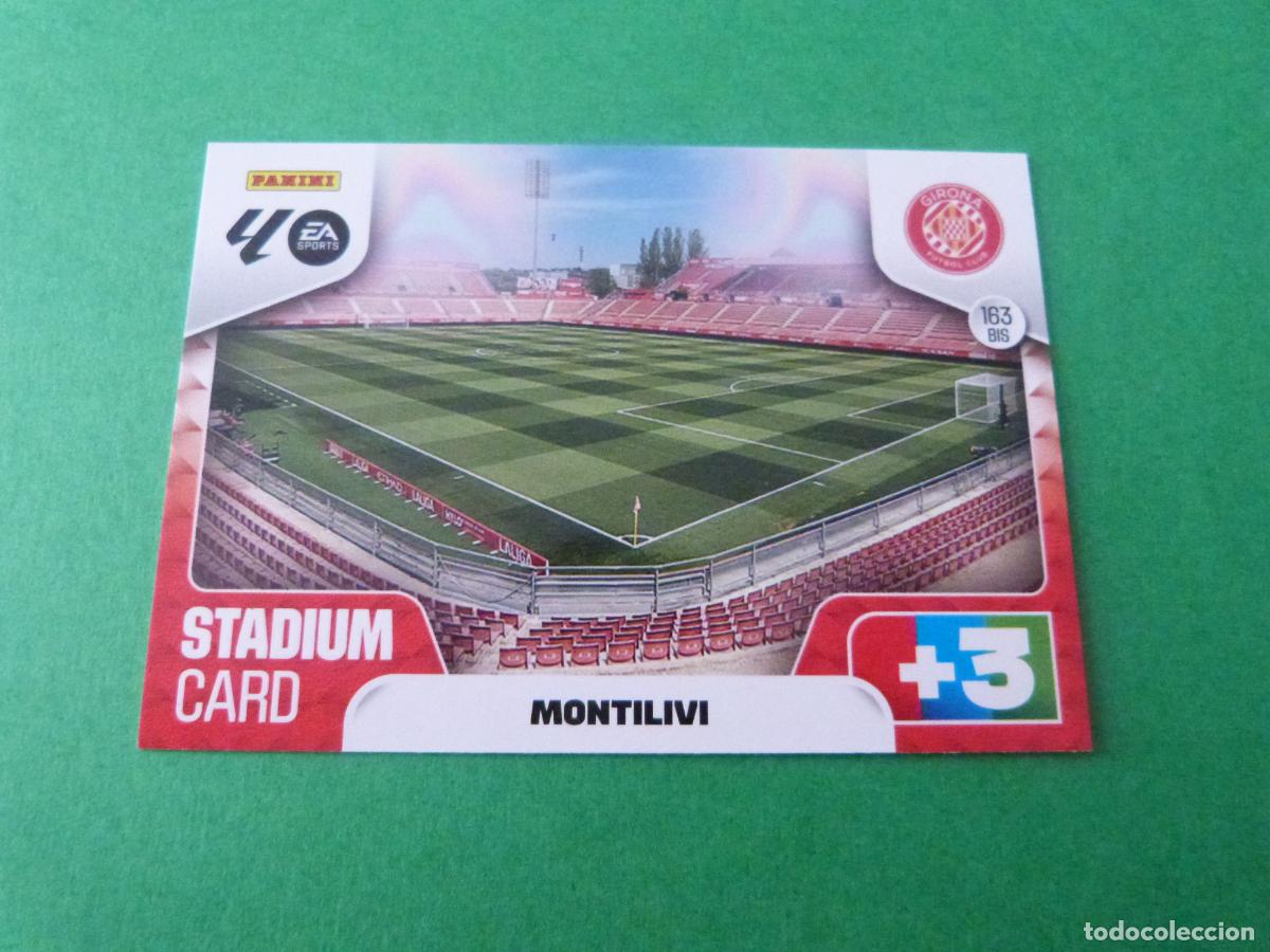Cromos de F&uacute;tbol: TRADING CARD FUTBOL ESTADIO MONTILIVI GIRONA F.C. N&ordm; 163 BIS LIGA ADRENALYN XL 2025-2026/25-26