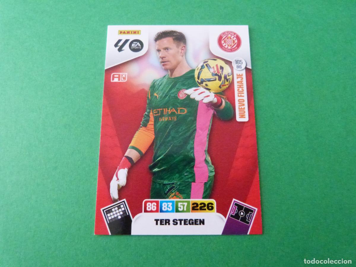 Cromos de F&uacute;tbol: TRADING CARD FUTBOL TER STEGEN GIRONA F.C. N&ordm; 165 BIS LIGA ADRENALYN XL 2025-2026/25-26