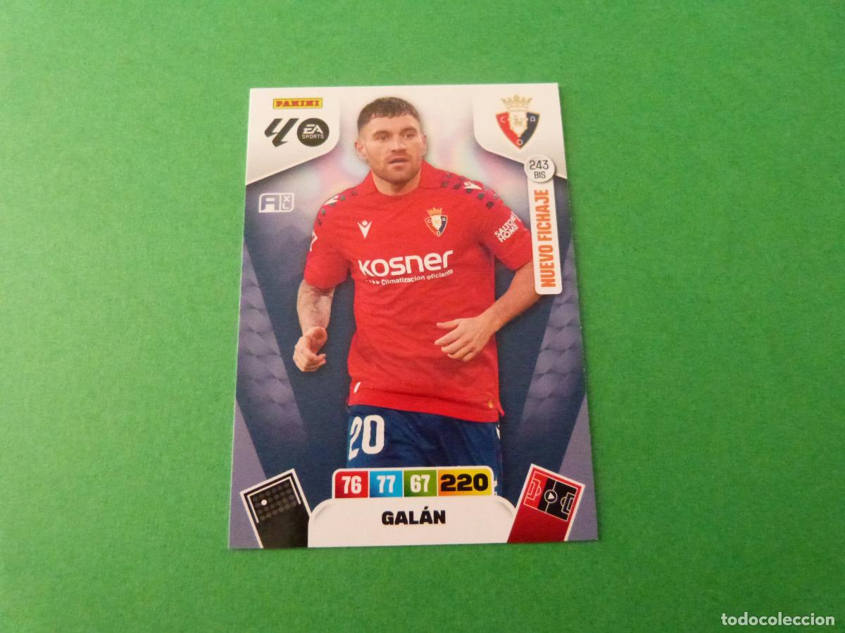 Cromos de F&uacute;tbol: TRADING CARD FUTBOL GALAN AT. OSASUNA N&ordm; 243 BIS LIGA ADRENALYN XL 2025-2026/25-26