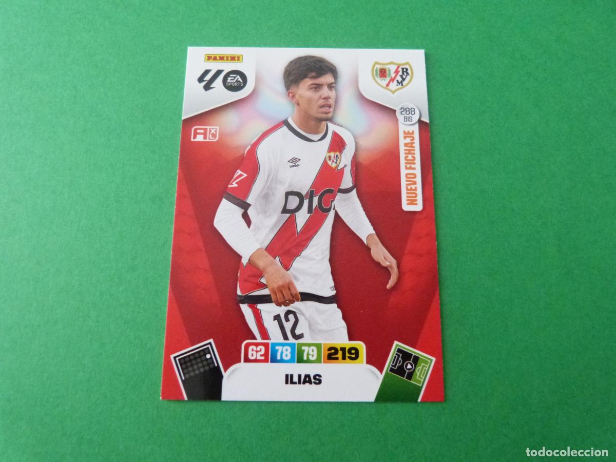 Cromos de F&uacute;tbol: TRADING CARD FUTBOL ILIAS RAYO VALLECANO N&ordm; 288 BIS LIGA ADRENALYN XL 2025-2026/25-26