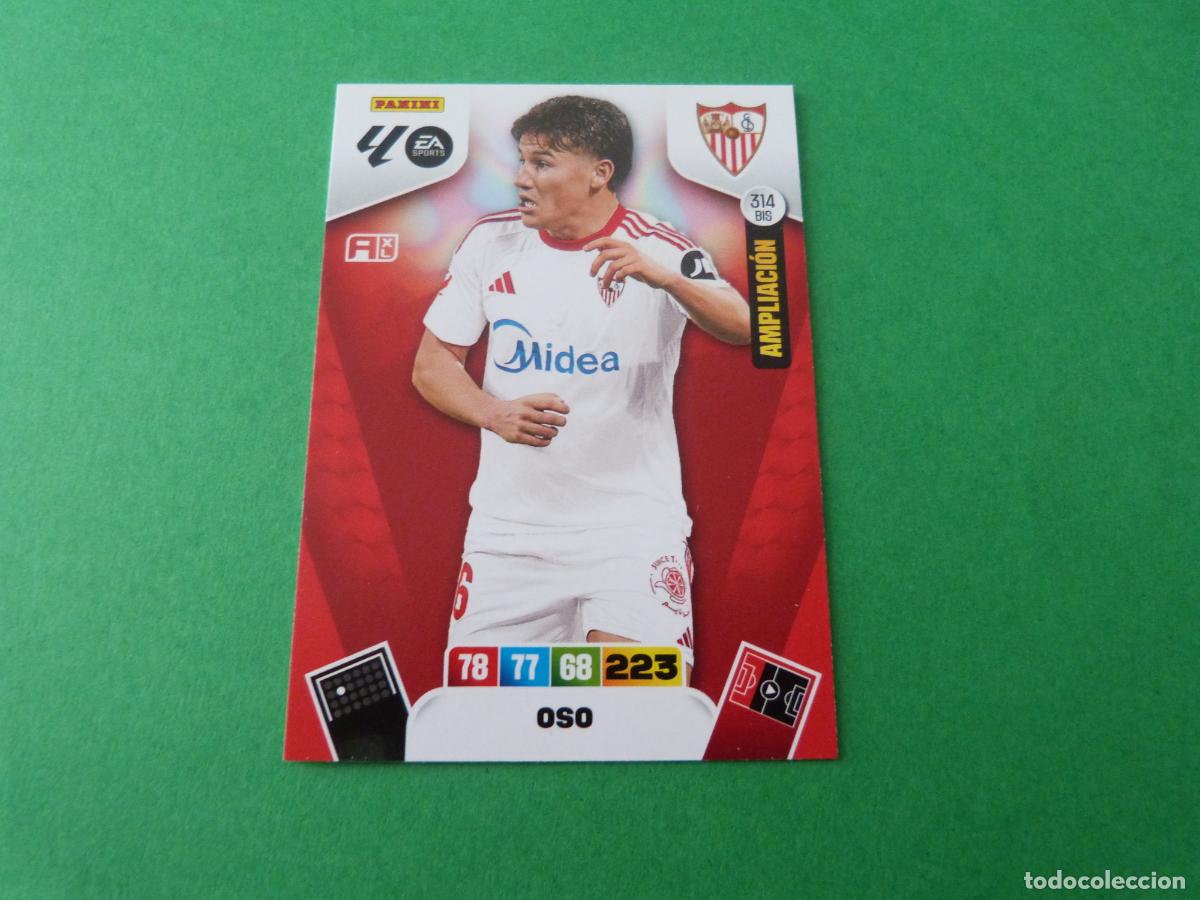 Cromos de F&uacute;tbol: TRADING CARD FUTBOL OSO SEVILLA F.C. N&ordm; 314 BIS LIGA ADRENALYN XL 2025-2026/25-26