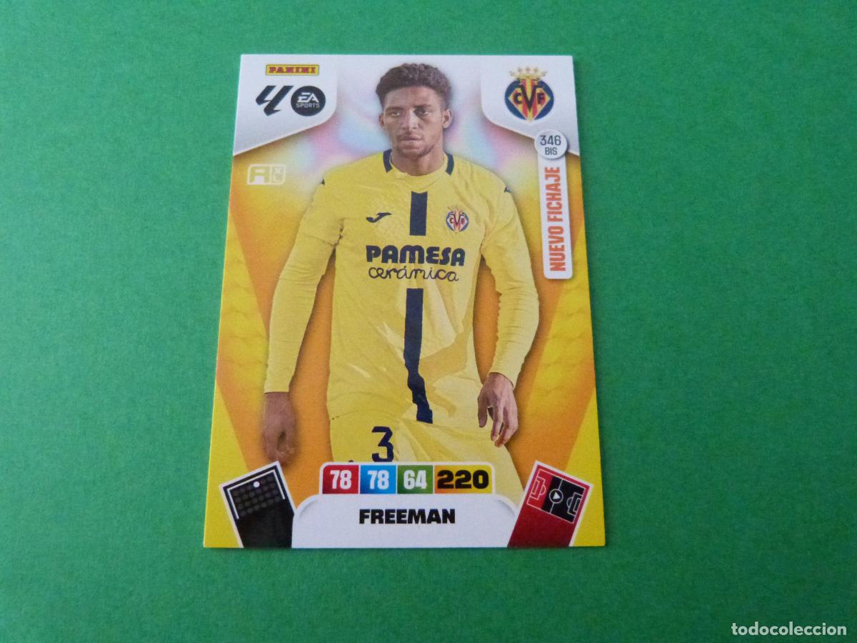 Cromos de F&uacute;tbol: TRADING CARD FUTBOL FREEMAN VILLARREAL C.F. N&ordm; 346 BIS LIGA ADRENALYN XL 2025-2026/25-26