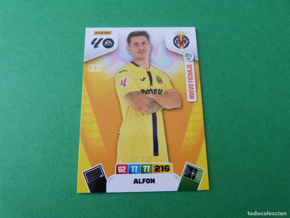 Cromos de F&uacute;tbol: TRADING CARD FUTBOL ALFON VILLARREAL C.F. N&ordm; 355 BIS LIGA ADRENALYN XL 2025-2026/25-26