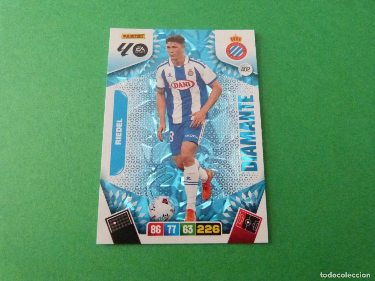 Cromos de F&uacute;tbol: TRADING CARD FUTBOL RIEDEL R.C.D. ESPA&Ntilde;OL-ESPANYOL N&ordm; 402 LIGA ADRENALYN XL 2025-2026/25-26