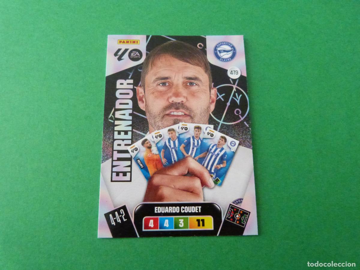 Cromos de F&uacute;tbol: TRADING CARD FUTBOL EDUARDO COUDET DEPORTIVO ALAVES N&ordm; 479 LIGA ADRENALYN XL 2025-2026/25-26