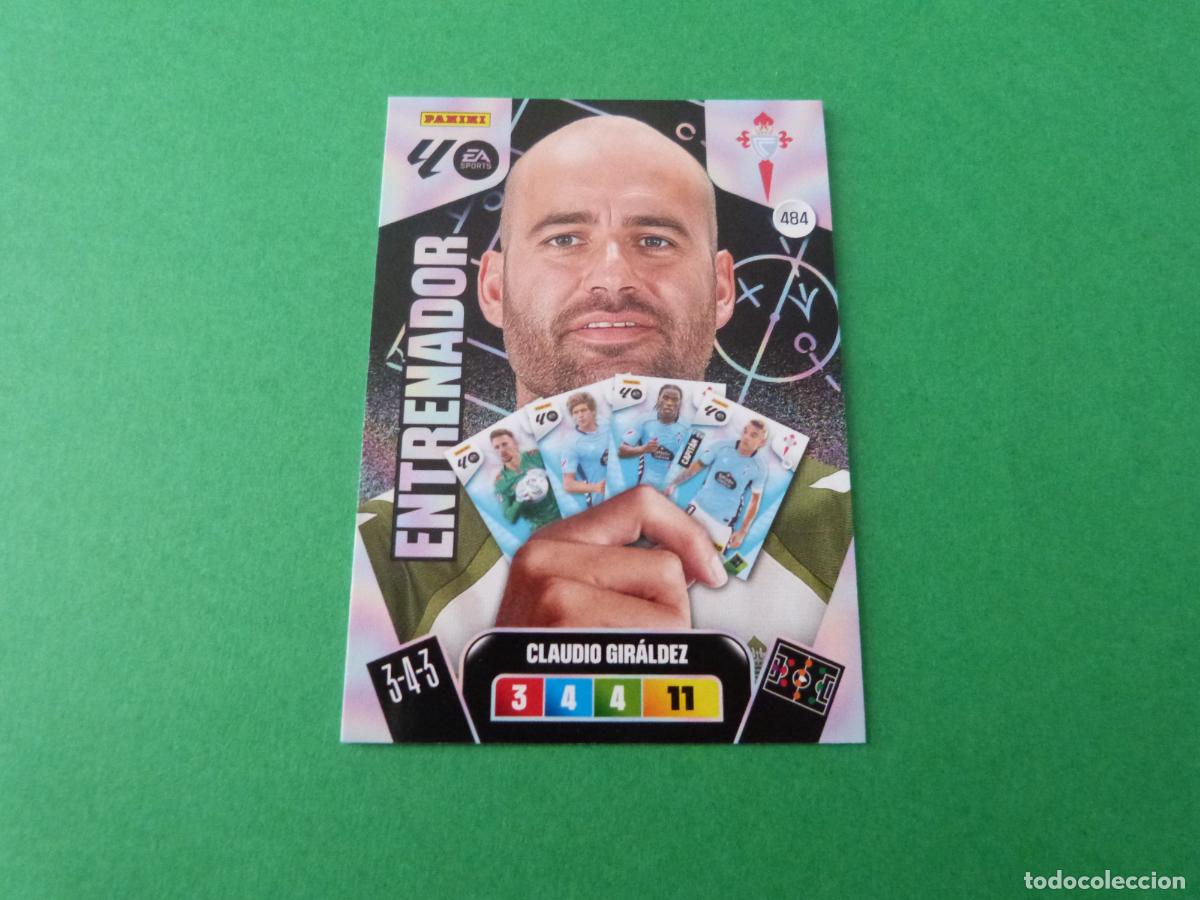 Cromos de F&uacute;tbol: TRADING CARD FUTBOL CLAUDIO GIRALDEZ CELTA DE VIGO N&ordm; 484 LIGA ADRENALYN XL 2025-2026/25-26