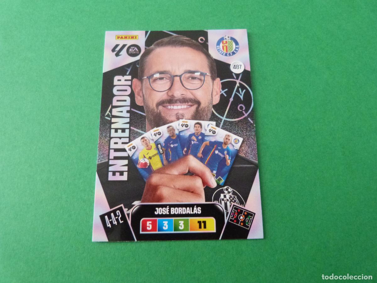 Cromos de F&uacute;tbol: TRADING CARD FUTBOL JOSE BORDALAS GETAFE C.F. N&ordm; 487 LIGA ADRENALYN XL 2025-2026/25-26