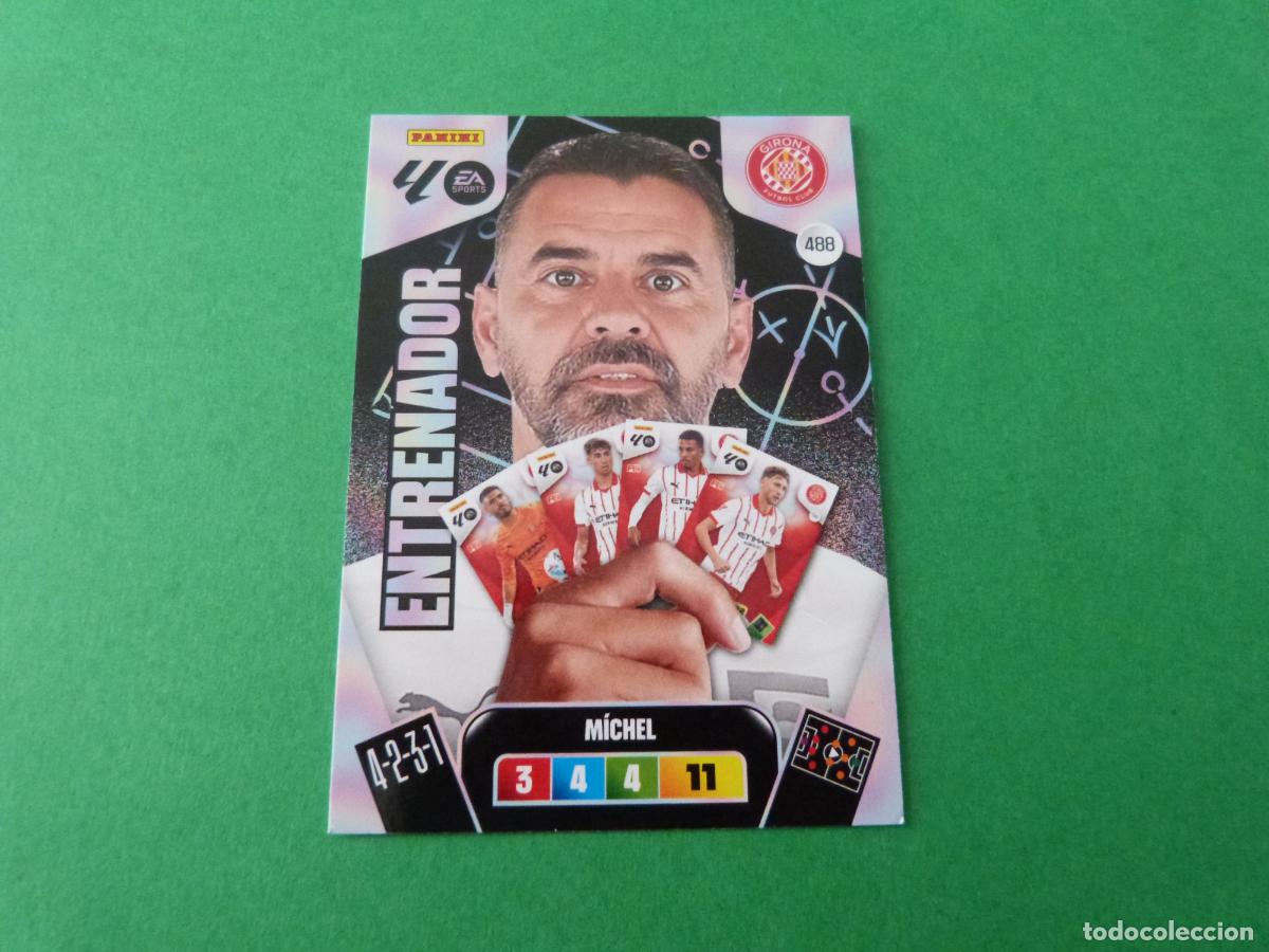 Cromos de F&uacute;tbol: TRADING CARD FUTBOL MICHEL GIRONA F.C. N&ordm; 488 LIGA ADRENALYN XL 2025-2026/25-26