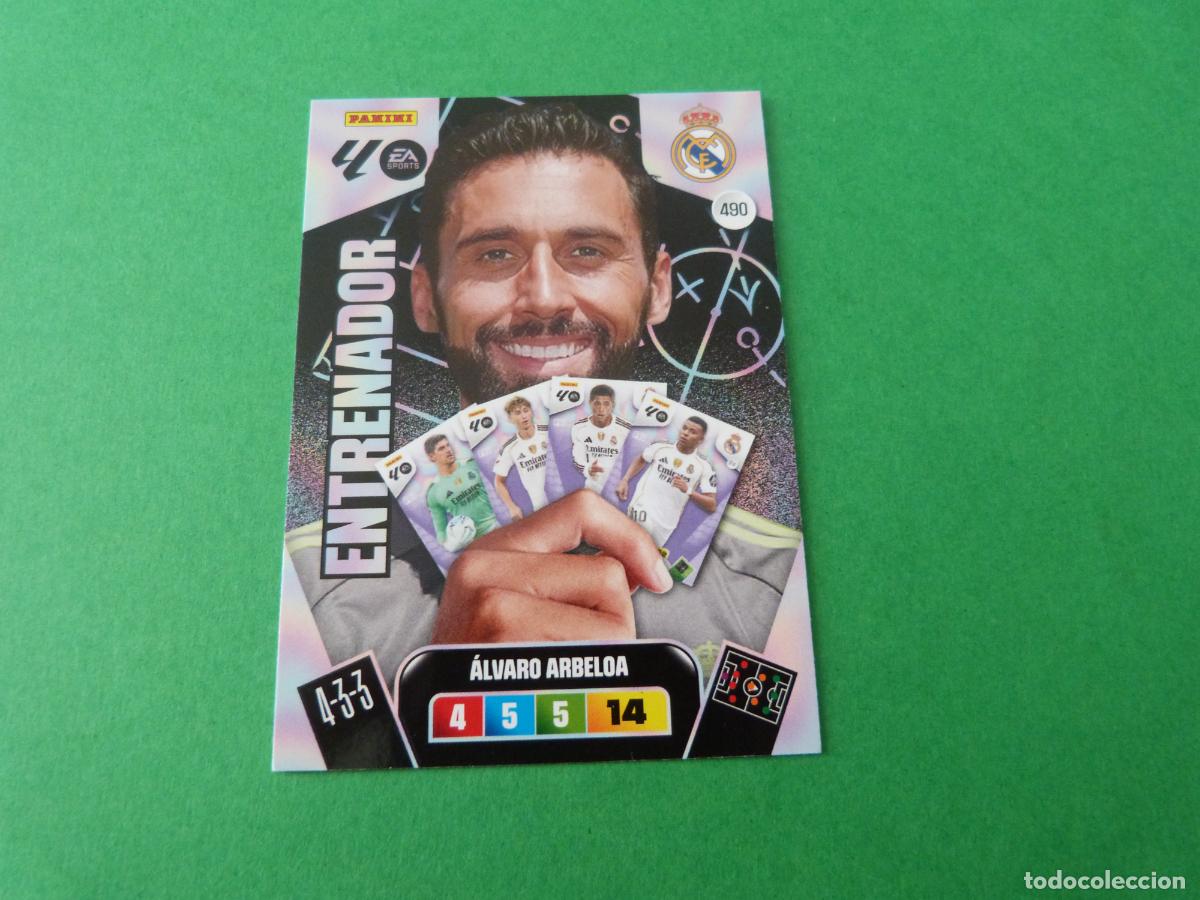 Cromos de F&uacute;tbol: TRADING CARD FUTBOL ALVARO ARBELOA REAL MADRID C.F. N&ordm; 490 LIGA ADRENALYN XL 2025-2026/25-26