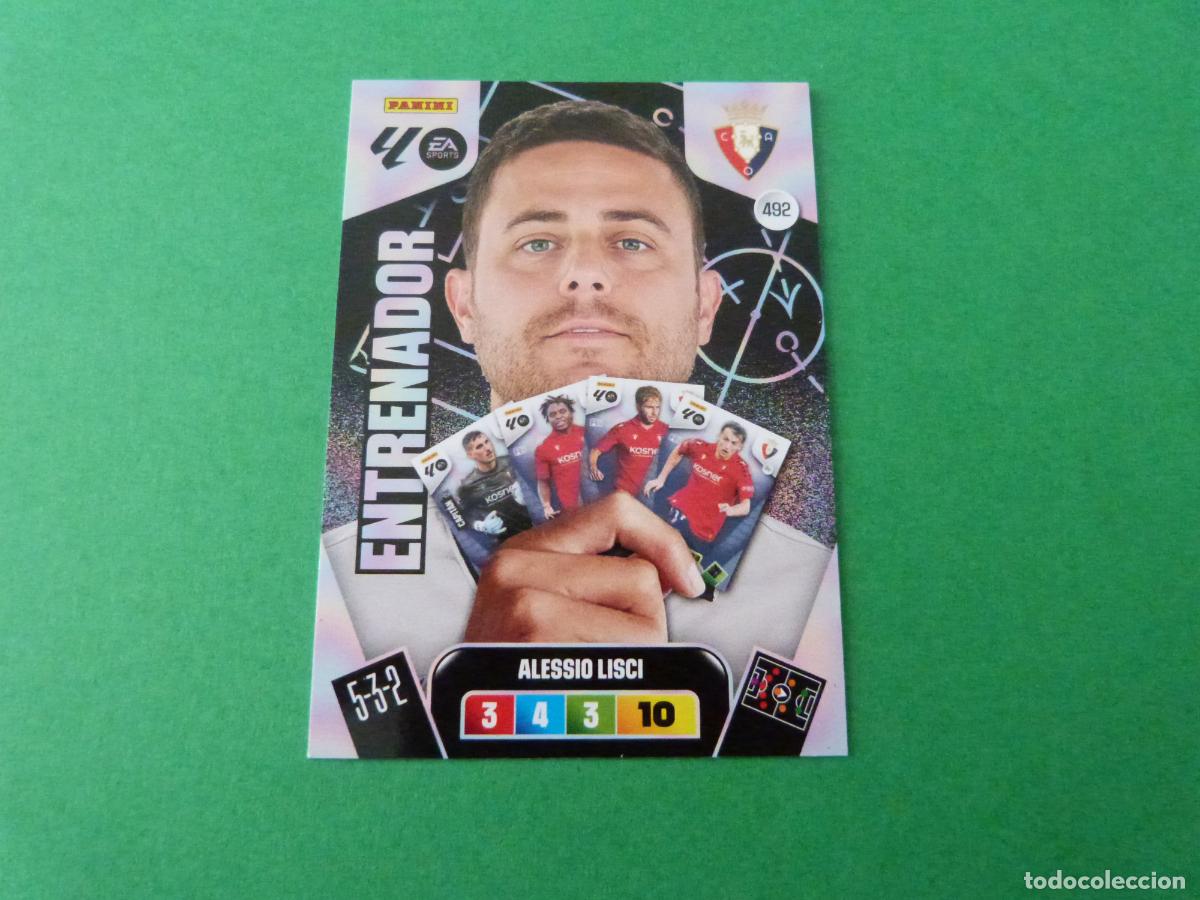 Cromos de F&uacute;tbol: TRADING CARD FUTBOL ALESSIO LISCI AT. OSASUNA N&ordm; 492 LIGA ADRENALYN XL 2025-2026/25-26