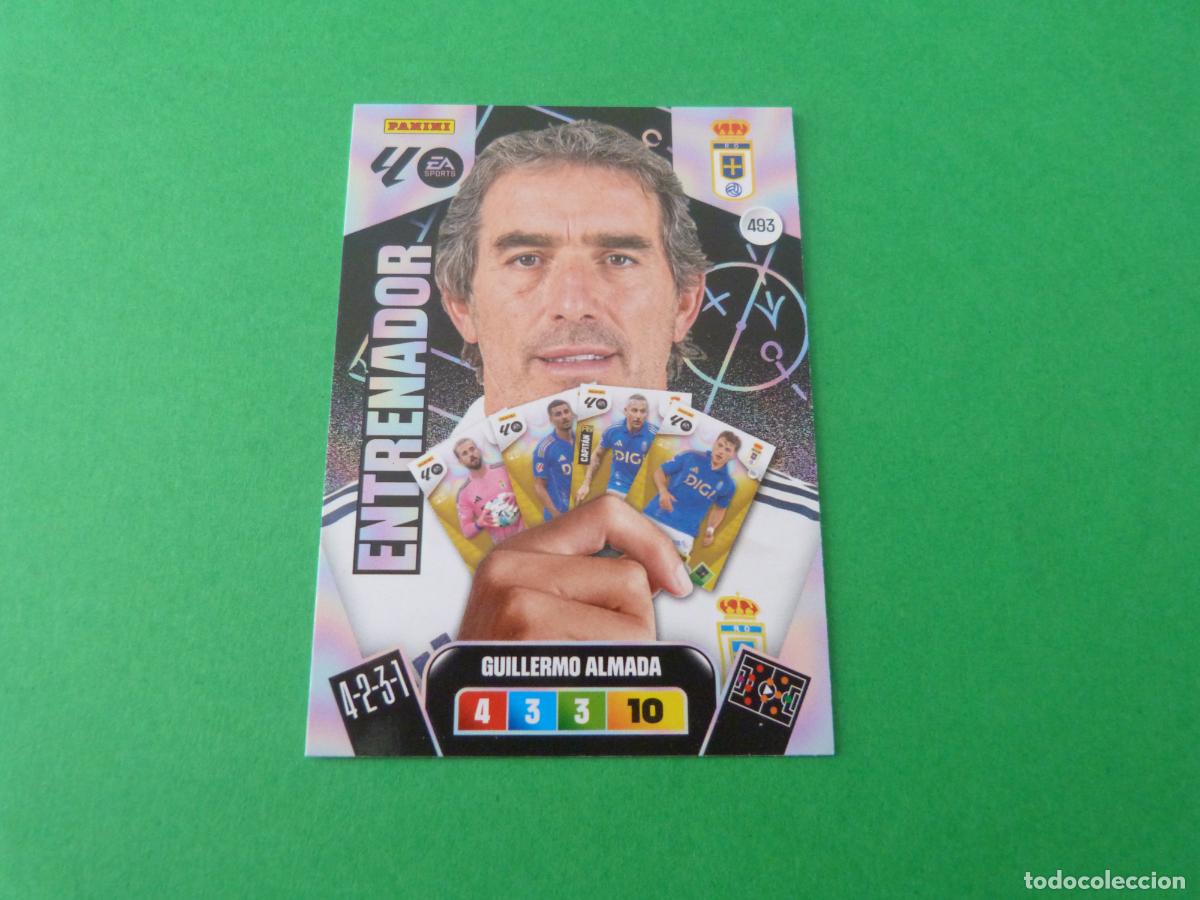 Cromos de F&uacute;tbol: TRADING CARD FUTBOL GUILLERMO ALMADA REAL OVIEDO N&ordm; 493 LIGA ADRENALYN XL 2025-2026/25-26