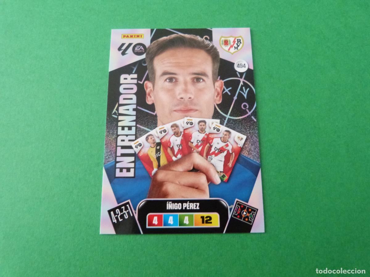 Fu&szlig;ball-Sticker: TRADING CARD FUTBOL I&Ntilde;IGO PEREZ RAYO VALLECANO N&ordm; 494 LIGA ADRENALYN XL 2025-2026/25-26