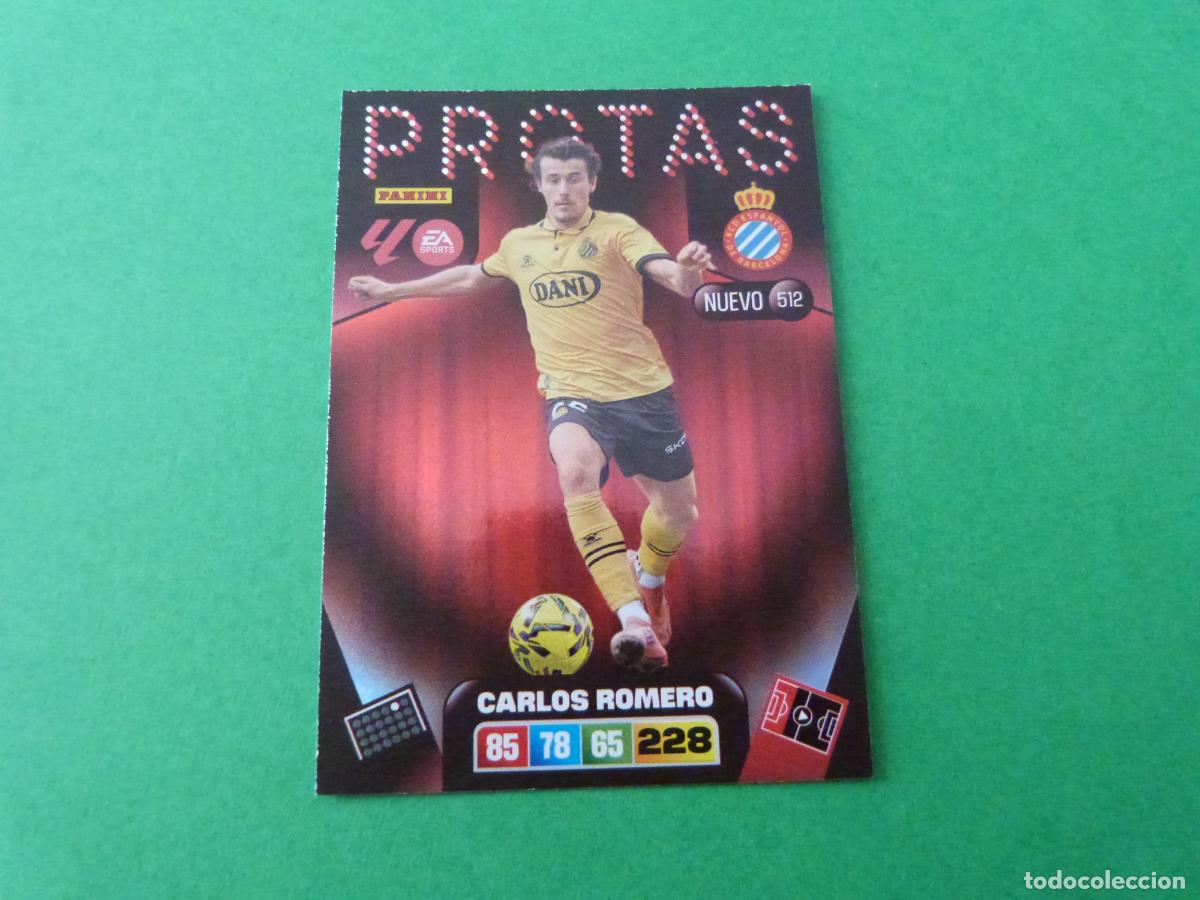Cromos de F&uacute;tbol: TRADING CARD FUTBOL CARLOS ROMERO R.C.D. ESPA&Ntilde;OL-ESPANYOL N&ordm; 512 LIGA ADRENALYN XL 2025-2026/25-26