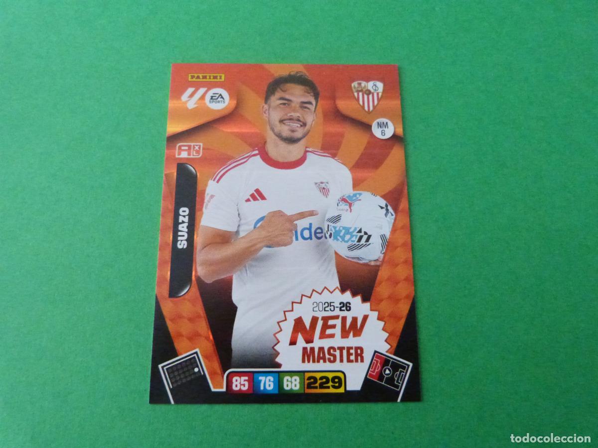 Cromos de F&uacute;tbol: TRADING CARD FUTBOL SUAZO SEVILLA F.C. N&ordm; NM 6 LIGA ADRENALYN XL 2025-2026/25-26