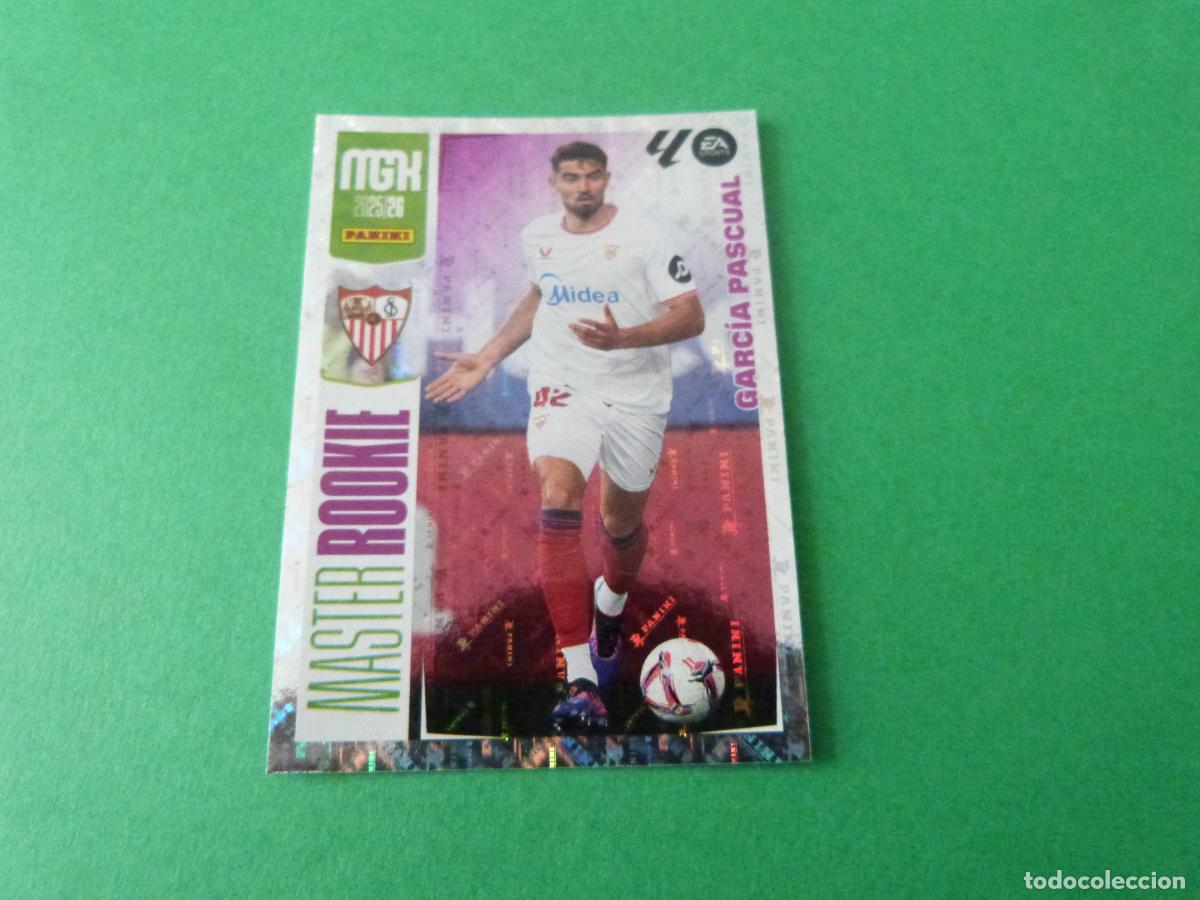 Cromos de F&uacute;tbol: TRADING CARD FUTBOL GARCIA PASCUAL SEVILLA F.C. N&ordm; 412 LIGA MEGACRACKS 2025-2026/25-26