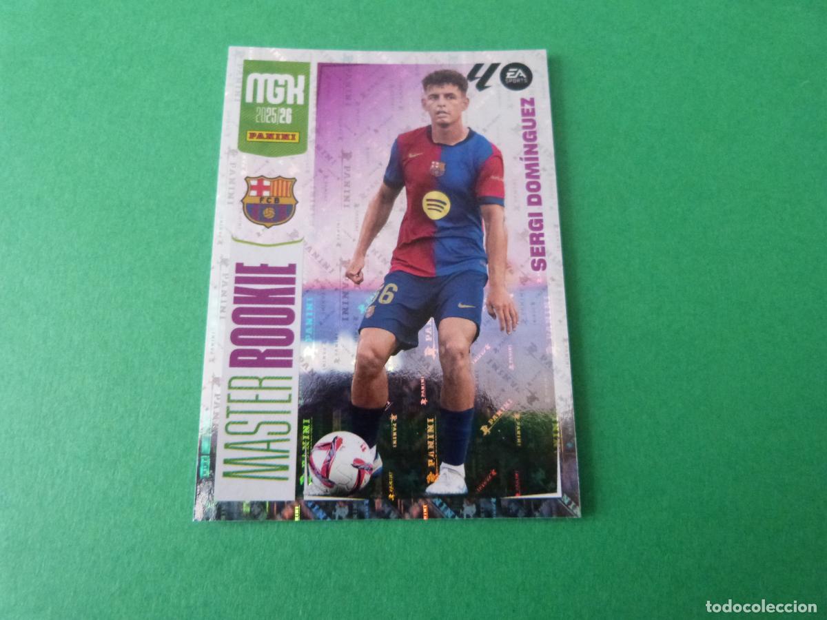 Cromos de F&uacute;tbol: TRADING CARD FUTBOL SERGI DOMINGUEZ F.C. BARCELONA N&ordm; 421 LIGA MEGACRACKS 2025-2026/25-26