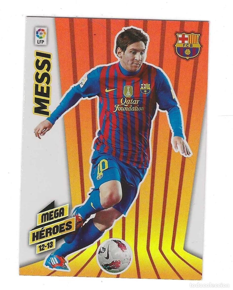 Fu&szlig;ball-Sticker: MEGACRACKS 2012-2013 -- MEGA H&Eacute;ROES -- N&ordm; 375 MESSI