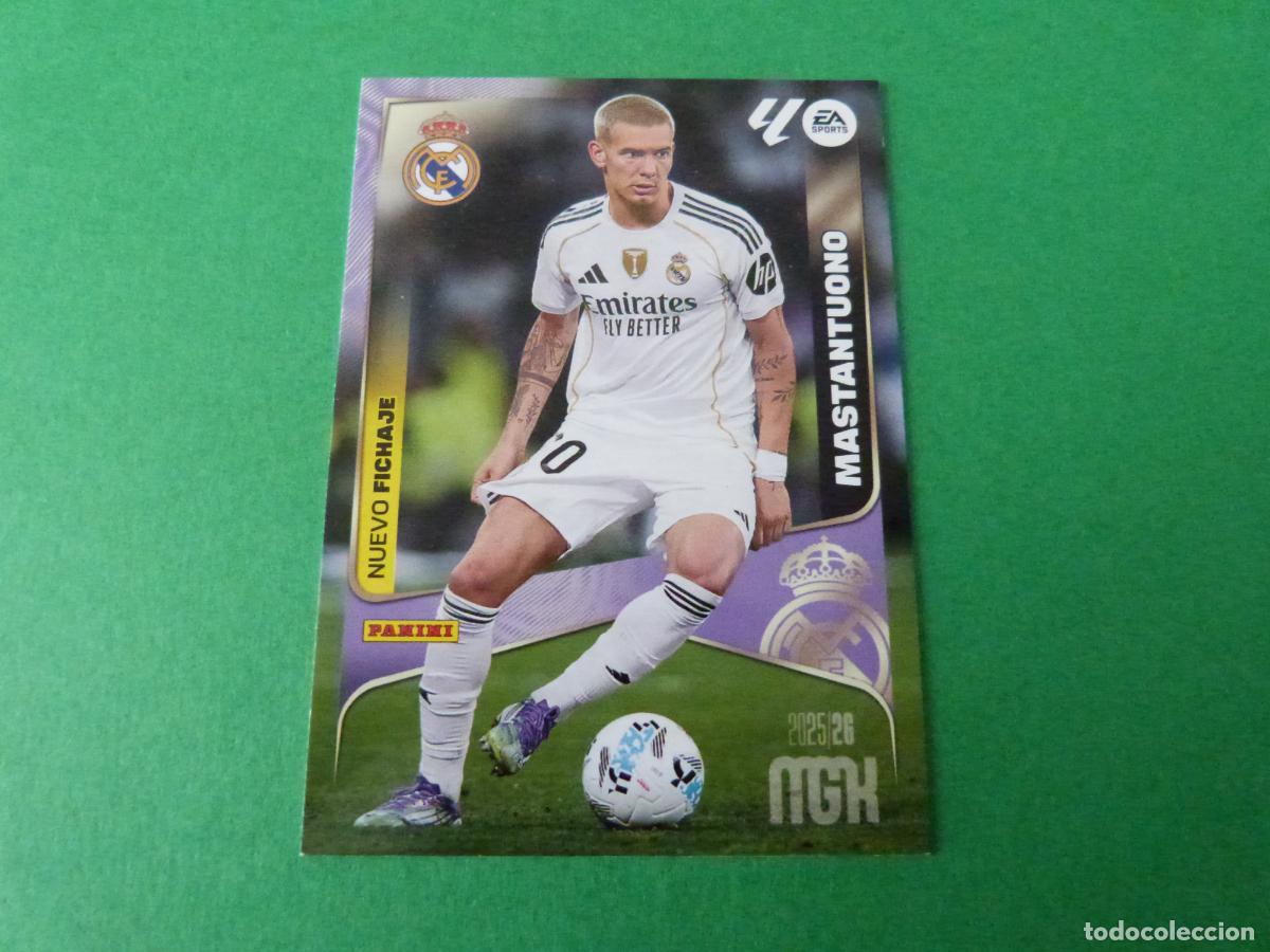 Cromos de F&uacute;tbol: TRADING CARD FUTBOL MASTANTUONO REAL MADRID C.F. N&ordm; 476 LIGA MEGACRACKS 2025-2026/25-26