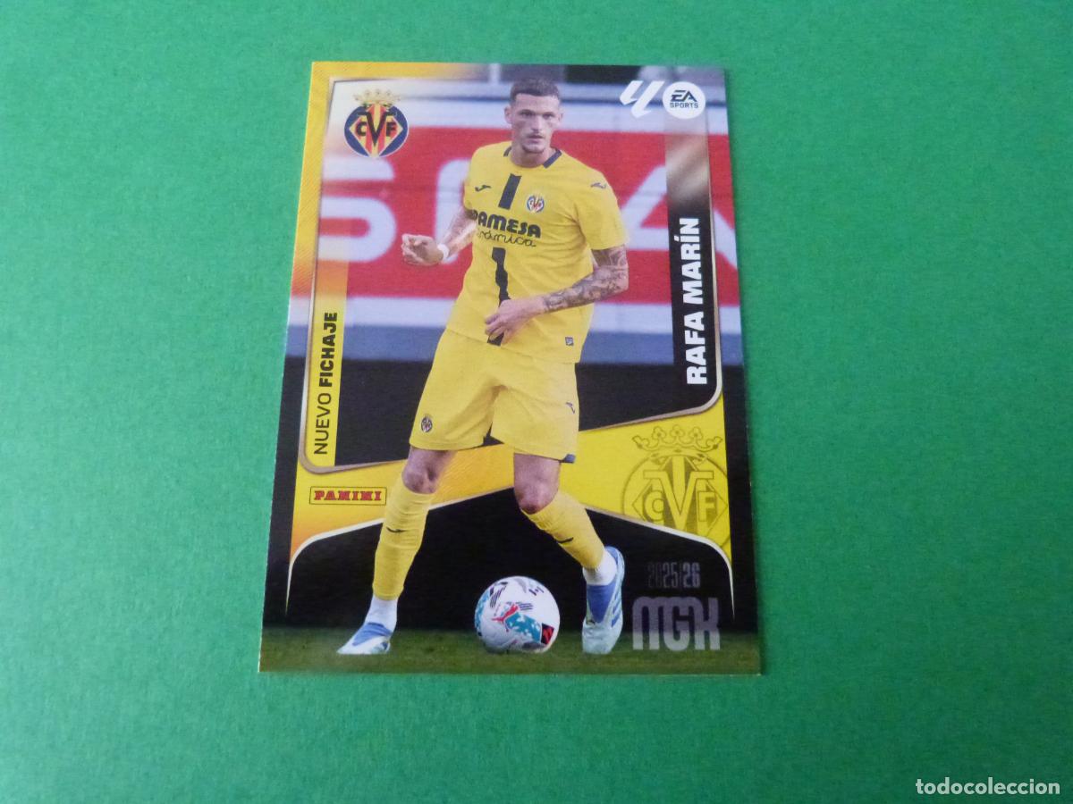 Cromos de F&uacute;tbol: TRADING CARD FUTBOL RAFA MARIN VILLARREAL C.F. N&ordm; 466 LIGA MEGACRACKS 2025-2026/25-26