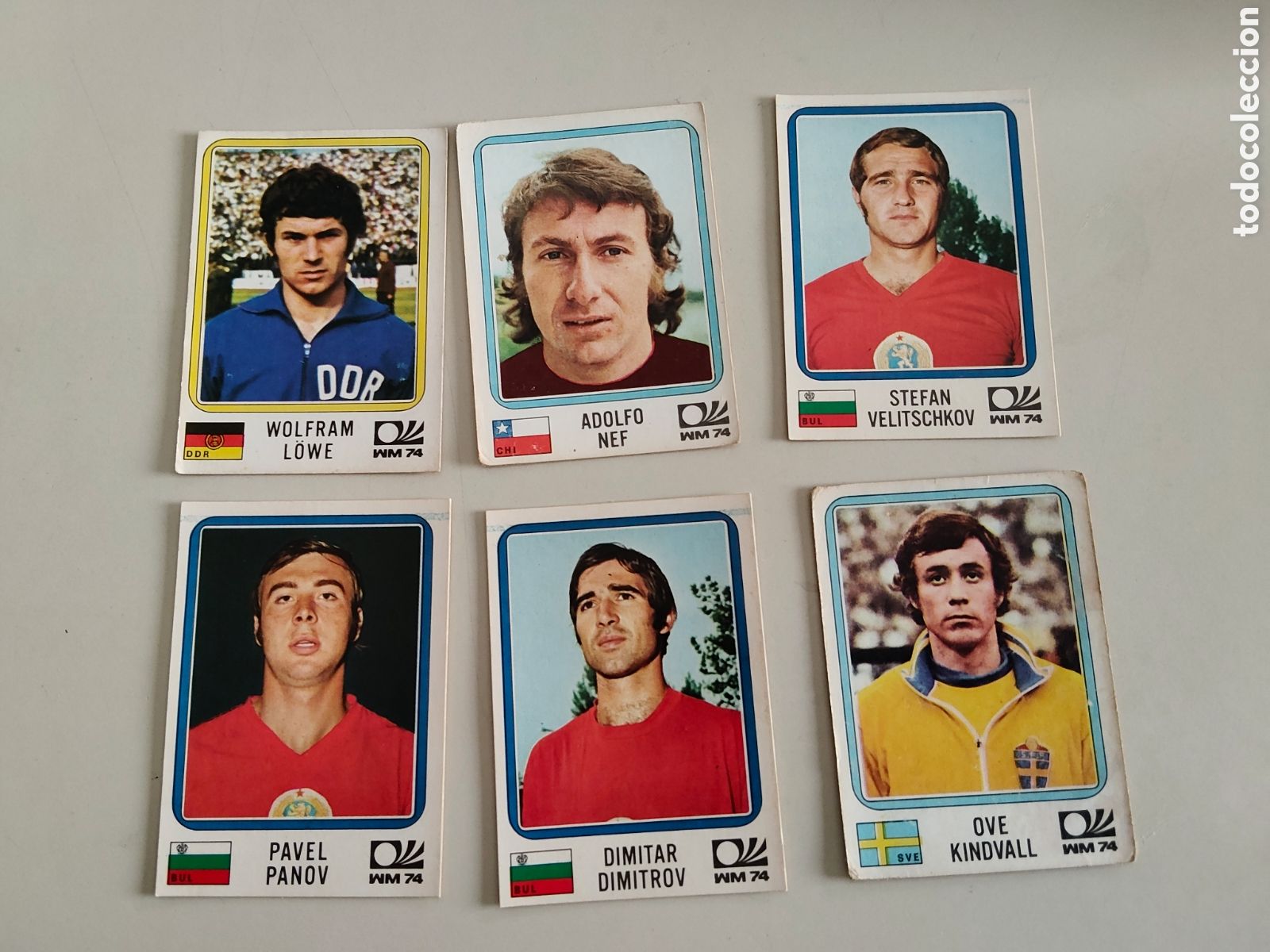 Cromos de Futebol: Lote de cromos Panini Mundiales futbol 6 de Munich 74 80 de Espa&ntilde;a 82 y 24 de Mexico 86 sin pegar