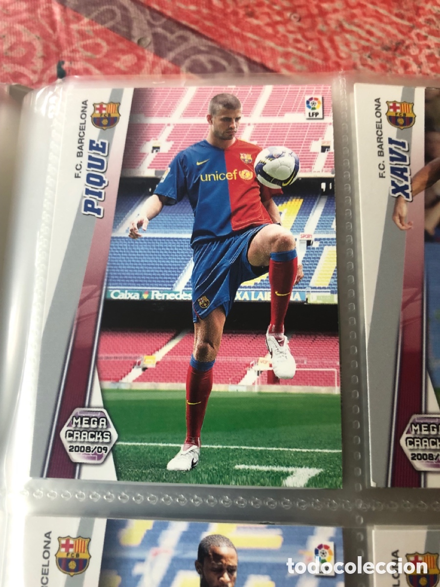 Cromos de F&uacute;tbol: Megacracks 2008 2009 piqu&eacute; 64 Barcelona
