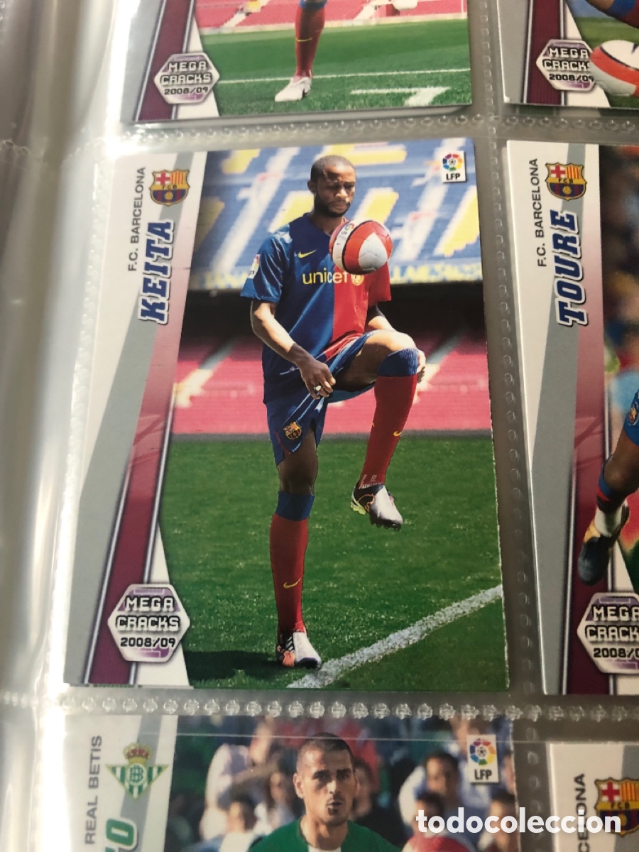 Cromos de F&uacute;tbol: Megacracks 2008 2009 keita 67 Barcelona
