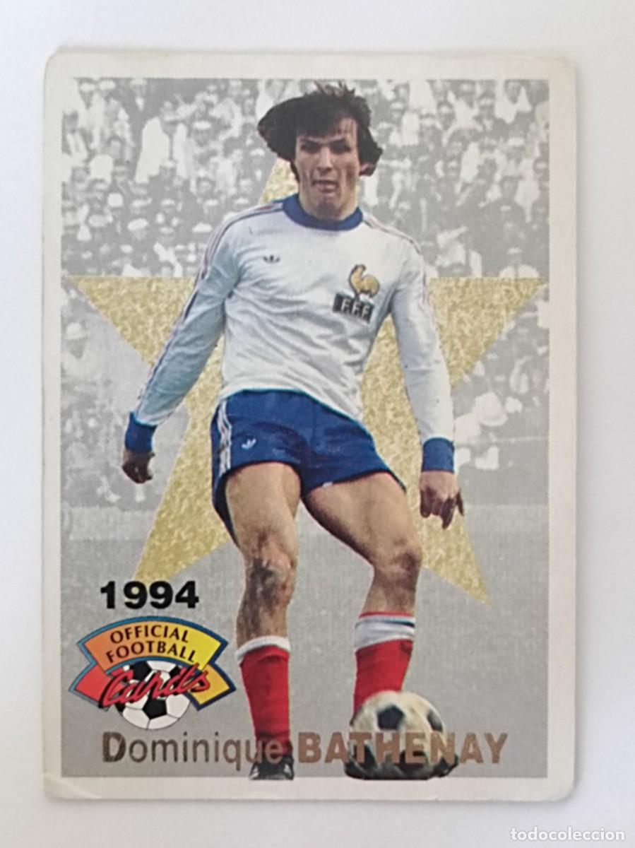Cromos de Futebol: #3 DOMINIQUE BATHENAY (FRANCIA) FOOTBALL CARD 1993/1994 PANINI