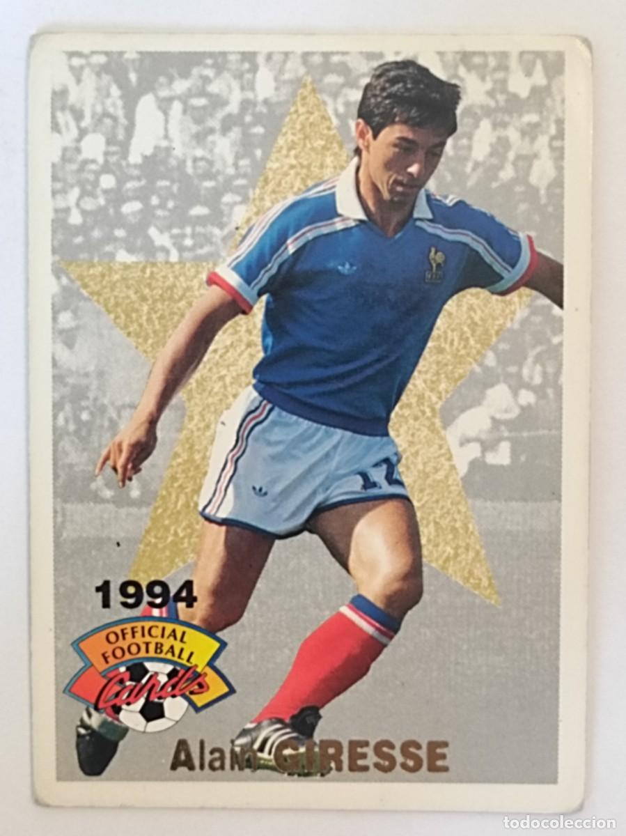 Cromos de F&uacute;tbol: #10 ALAIN GIRESSE (FRANCIA) FOOTBALL CARD 1993/1994 PANINI