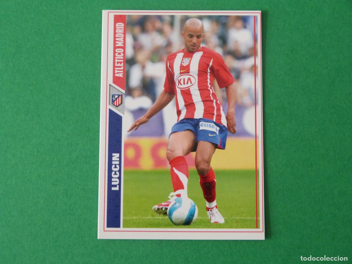 Cromos de F&uacute;tbol: TRADING CARD FUTBOL LUCCIN ATLETICO DE MADRID BAJA N&ordm; 176 FICHAS LIGA MUNDICROMO 2007-2008/07-08