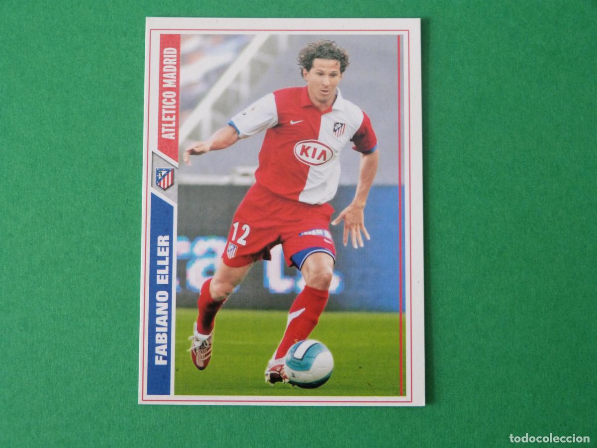 Cromos de F&uacute;tbol: TRADING CARD FUTBOL FABIANO ELLER ATLETICO DE MADRID N&ordm; 170 FICHAS LIGA MUNDICROMO 2007-2008/07-08