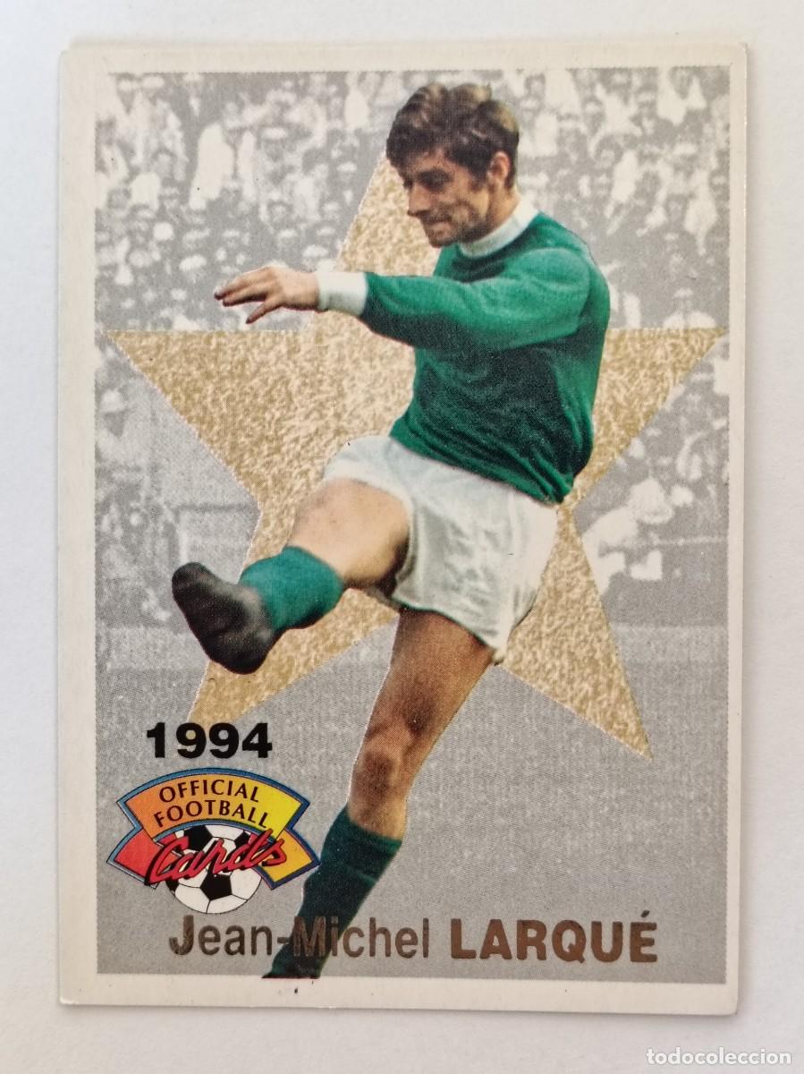 Cromos de F&uacute;tbol: #13 JEAN-MICHAEL LARQUE (SAINT-ETIENNE) FOOTBALL CARD 1993/1994 PANINI