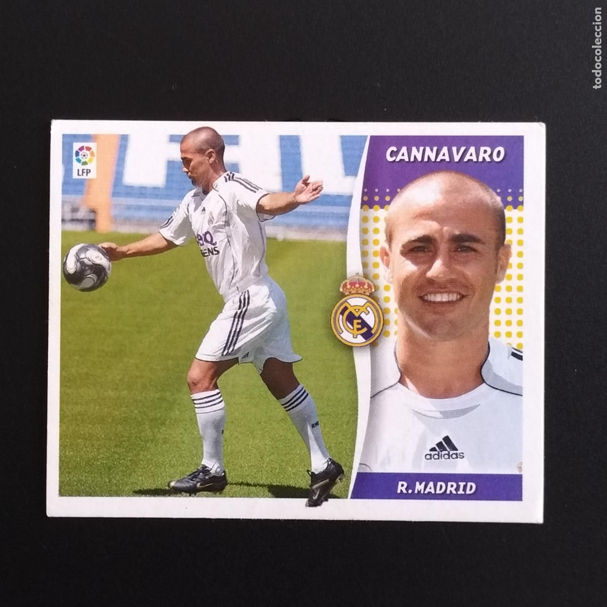 Cromos de F&uacute;tbol: FICHAJE 16 CANNAVARO REAL MADRID CROMOS ALBUM EDICIONES ESTE LIGA FUTBOL 2006-2007 06-07 PANINI