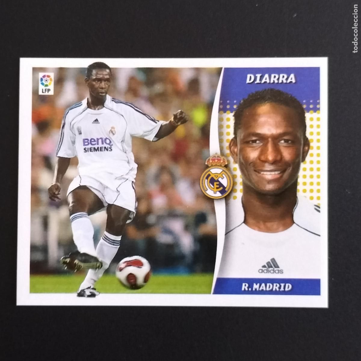 Cromos de F&uacute;tbol: FICHAJE 39 DIARRA REAL MADRID CROMOS ALBUM EDICIONES ESTE LIGA FUTBOL 2006-2007 06-07 PANINI