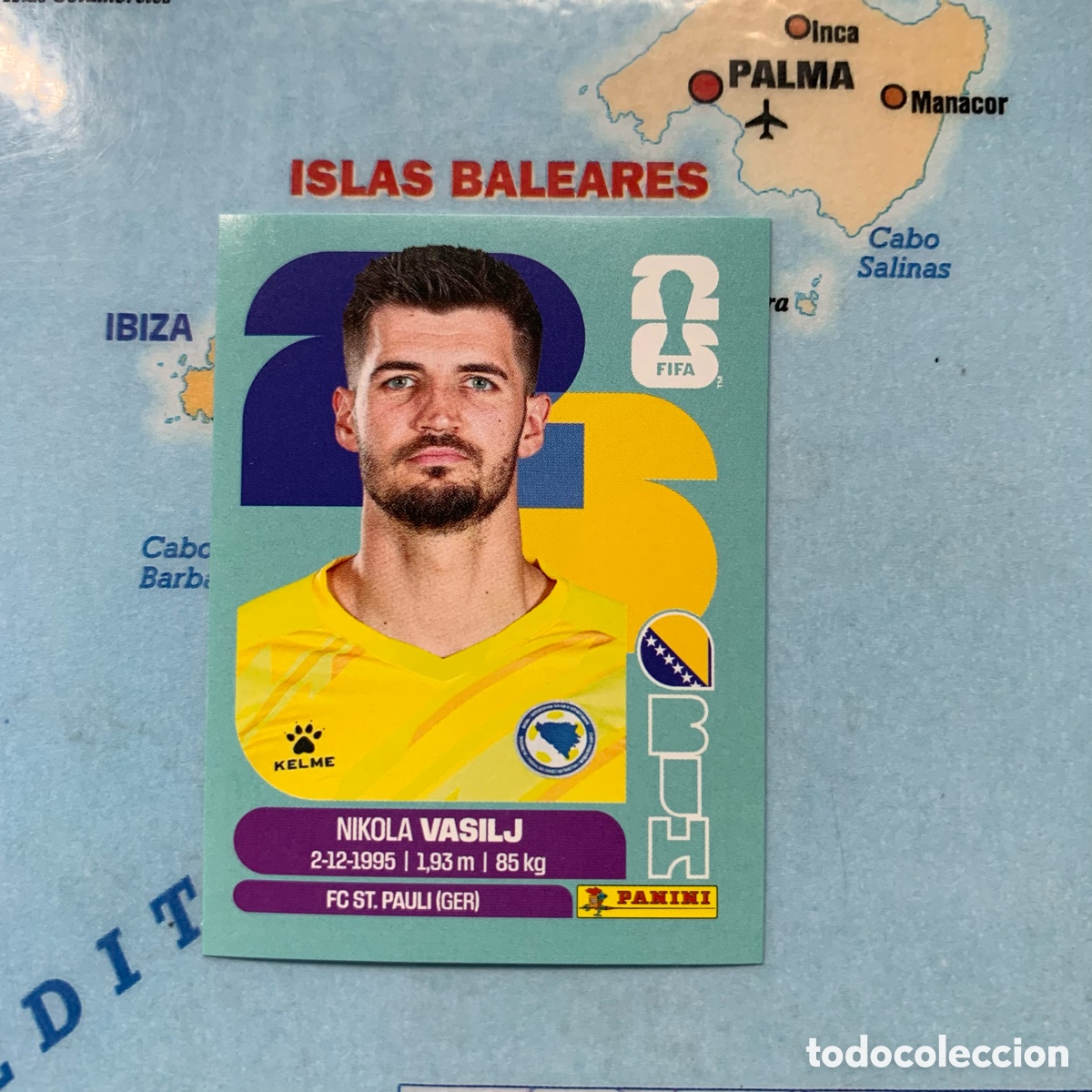 Cromos de F&uacute;tbol: Bosnia numero 2 cromo panini Mundial Fifa World Cup 2026