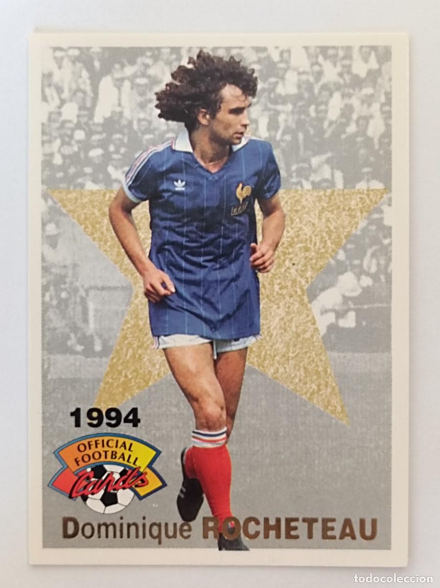 Cromos de F&uacute;tbol: #18 DOMINIQUE ROCHETEAU (FRANCIA) FOOTBALL CARD 1993/1994 PANINI