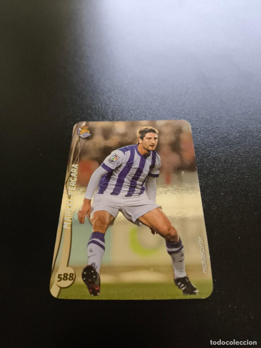 Cromos de F&uacute;tbol: 588 MARKEL BERGARA REAL SOCIEDAD BRILLO LISO PLATA MUNDICROMO LIGA 2014 2015 14 15 NO PANINI ESTE