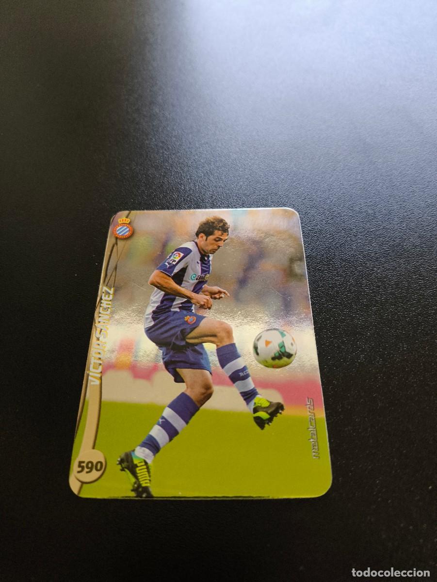 Cromos de F&uacute;tbol: 590 VICTOR SANCHEZ ESPANYOL BRILLO LISO PLATA MUNDICROMO LIGA 2014 2015 14 15 NO PANINI ESTE