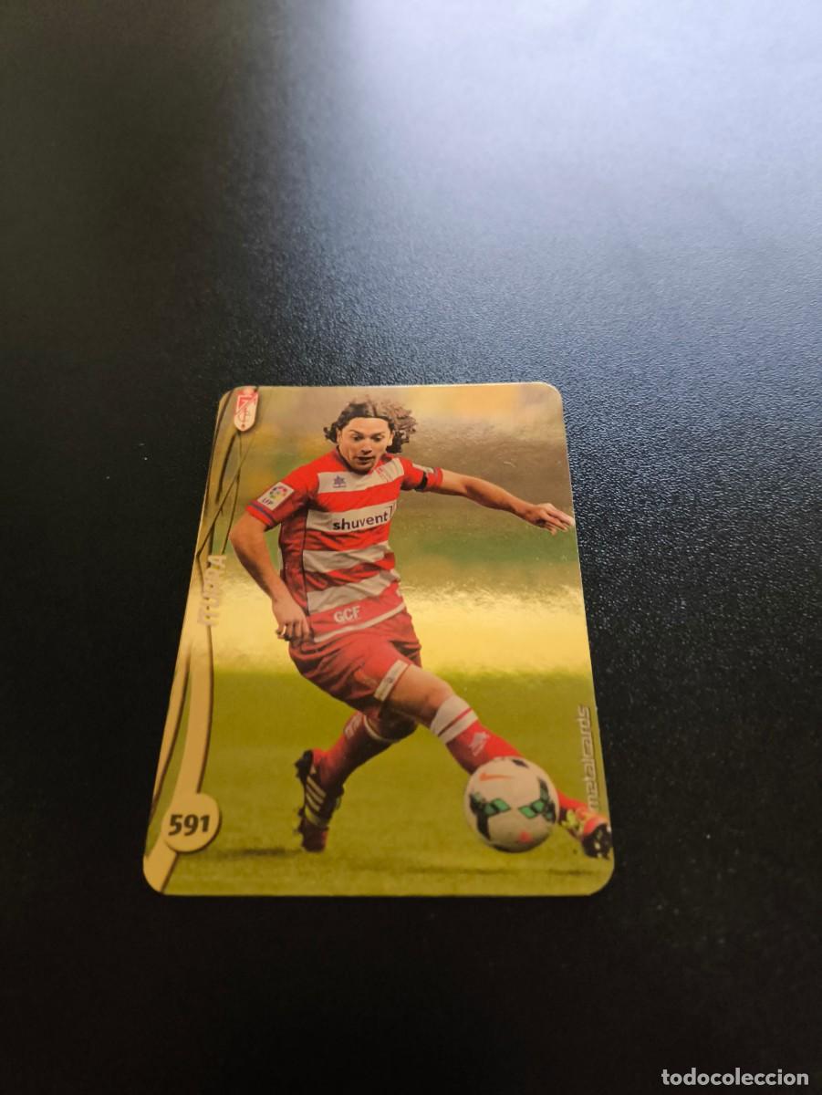 Cromos de F&uacute;tbol: 591 ITURRA GRANADA BRILLO LISO DORADO MUNDICROMO LIGA 2014 2015 14 15 NO PANINI ESTE